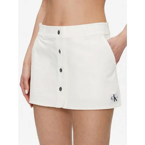 Юбка Calvin Klein Jeans, размер XL [INT], белый