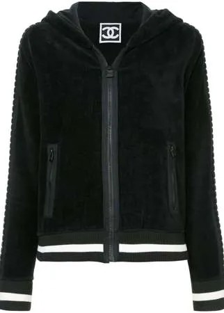 Chanel Pre-Owned худи с эластичной отделкой