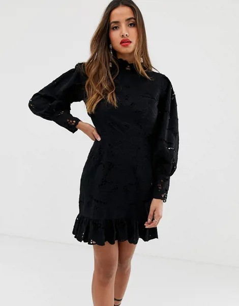Платье мини с открытой спиной ASOS EDITION-Белый