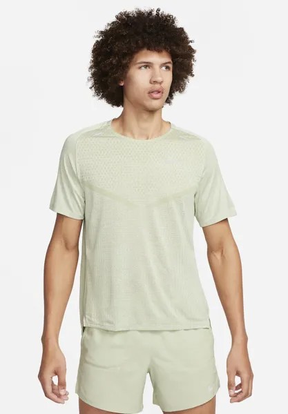 Спортивная футболка Dfadv Tech Ultra Ss Nike, цвет olive aura sea glass