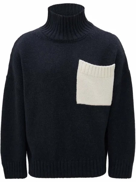 JW Anderson джемпер с контрастным карманом