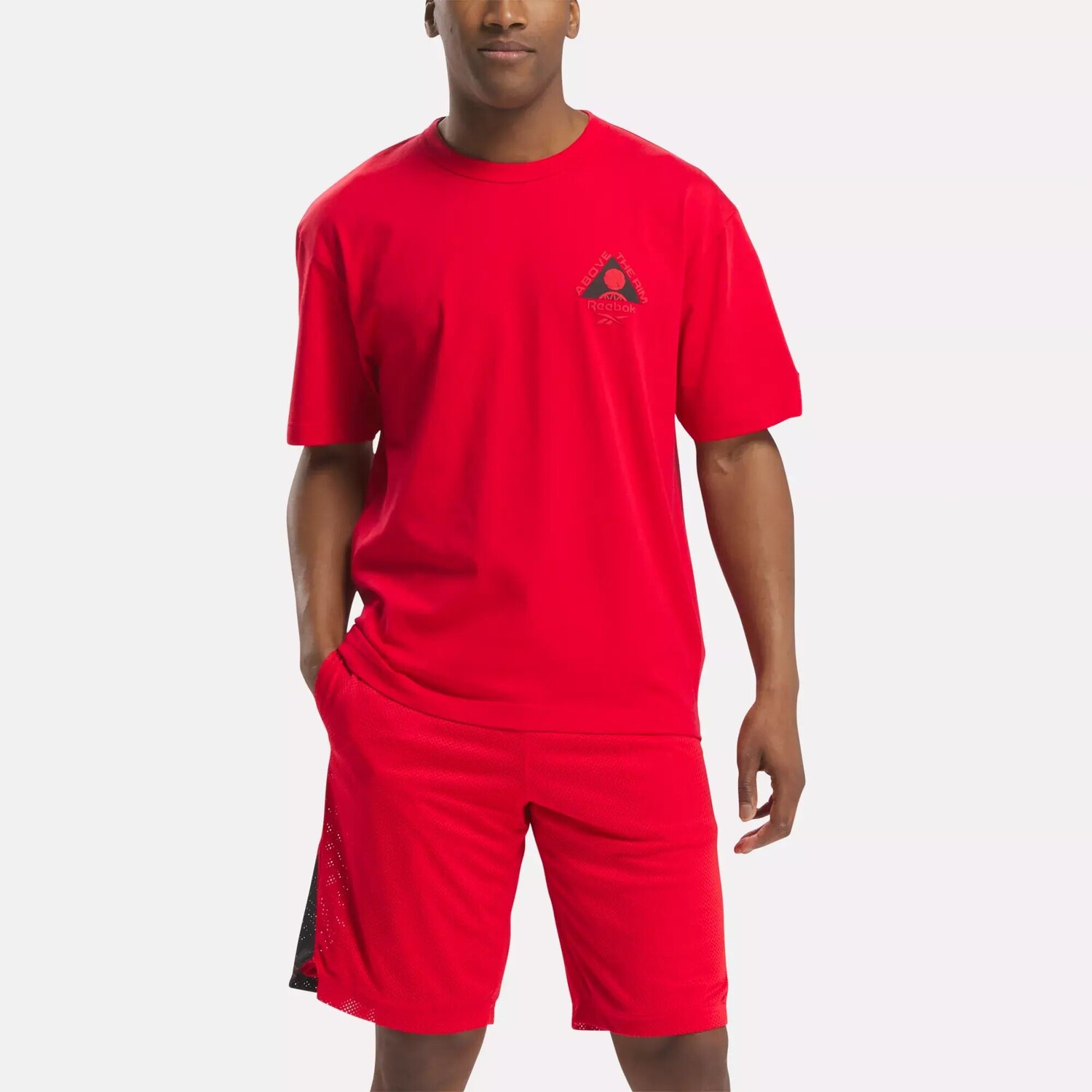 Баскетбольная футболка Over the Rim Reebok, красный