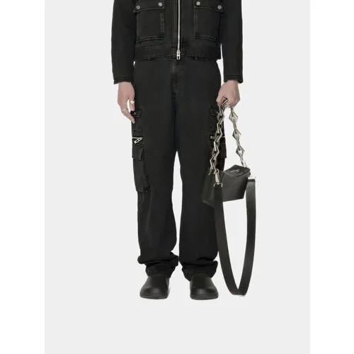 Брюки карго Han Kjøbenhavn CARGO TROUSERS, размер 50, черный