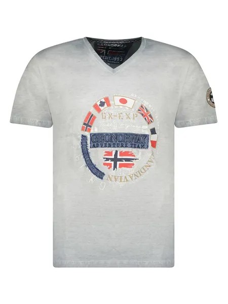 Футболка Geographical Norway, светло-серый