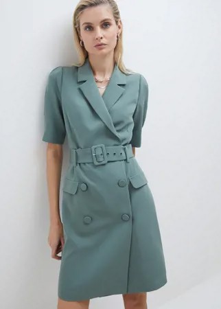 Платье-пиджак женское ZARINA 1224016546 хаки 40 RU