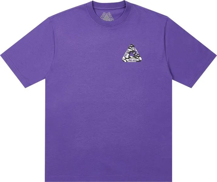 Футболка Palace Jungle Camo Tri-Ferg T-Shirt 'Regal Purple', фиолетовый