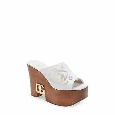 Dolce - Gabbana Женские шлепанцы Tradizione Clog белого/белого цвета 40 евро США 10