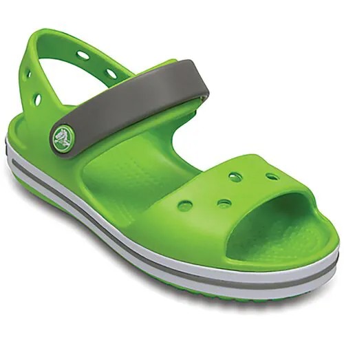 Сандалии Crocs, размер С10 (27-28EU), зеленый