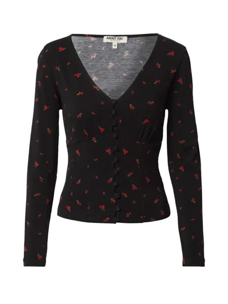 Лонгслив About You LOTTI SHIRT, черный