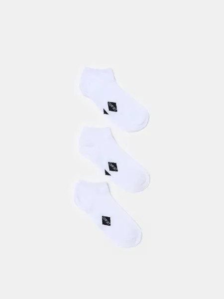 Эластичные носки для обуви из трех пар Ovs, цвет optical white