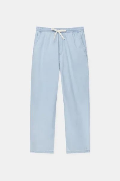 Джинсы-джоггеры Pull&Bear Basic, бледно-голубой
