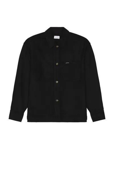 Рубашка SATURDAYS NYC Driessen Wool Overshirt, черный