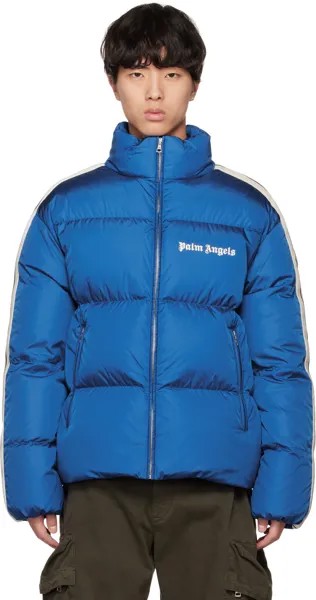 Синий пуховик 8 Moncler Palm Angels Rodman Moncler Genius