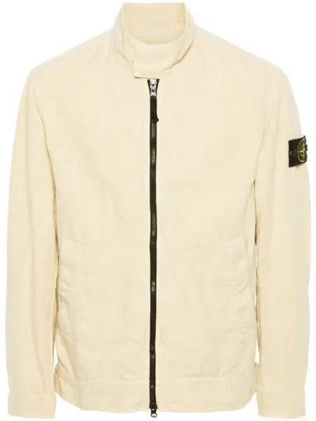 Stone Island куртка с нашивкой Compass, нейтральный цвет