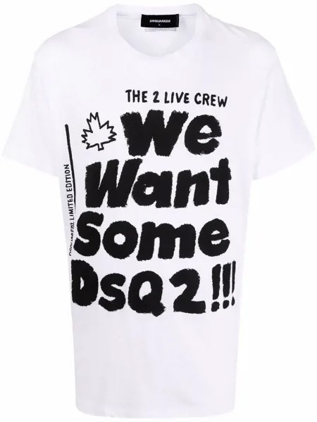 Dsquared2 футболка с принтом