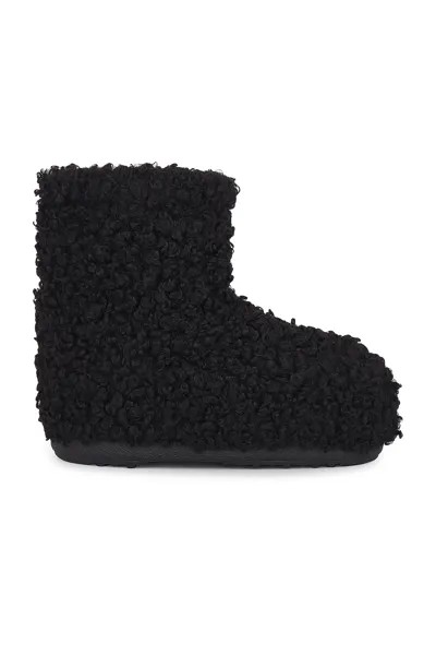 Ботинки Moon Boot Icon Low Faux Fur, черный