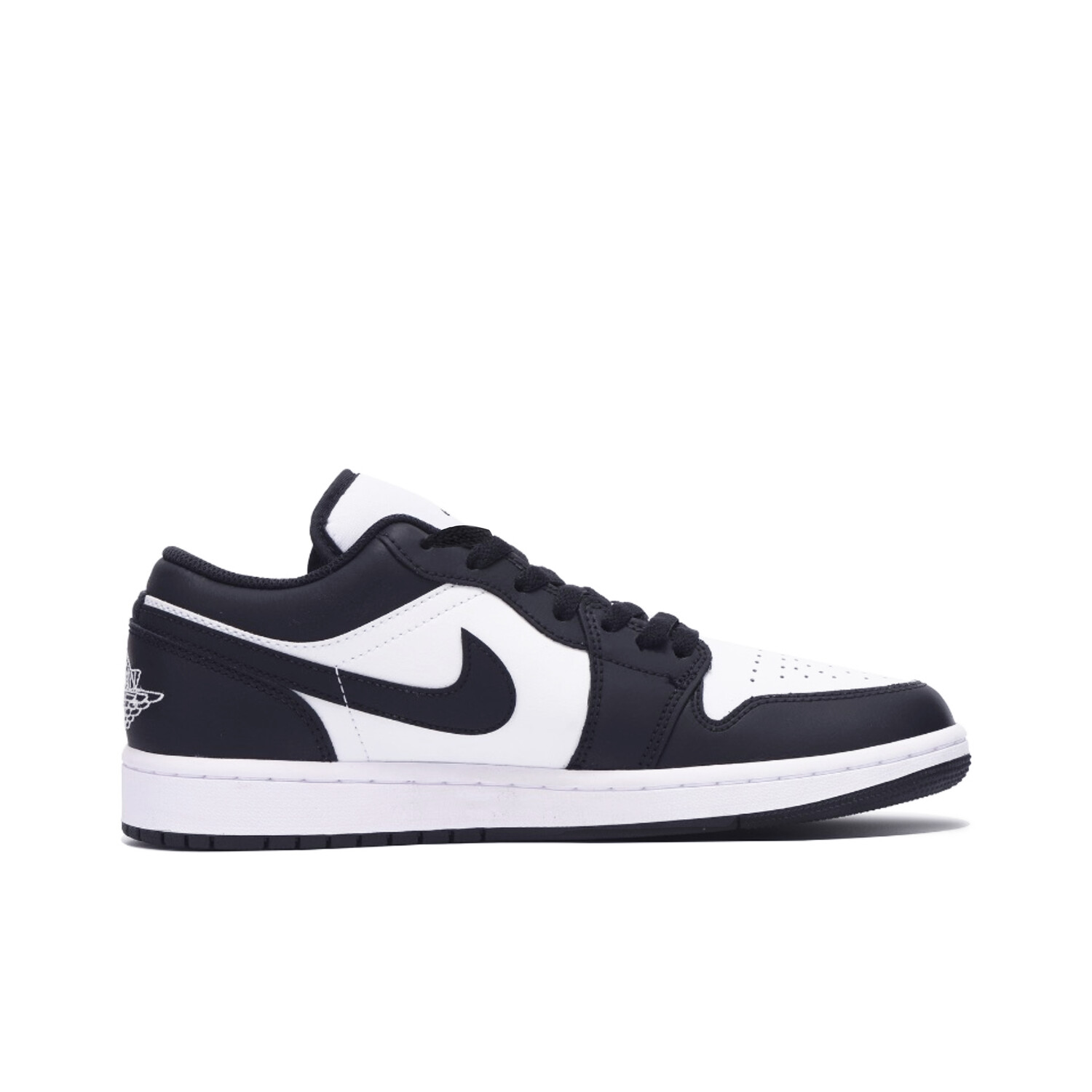 Кроссовки Air Jordan 1 Vintage Basketball Shoes Men Low-top Black/White, черный/белый