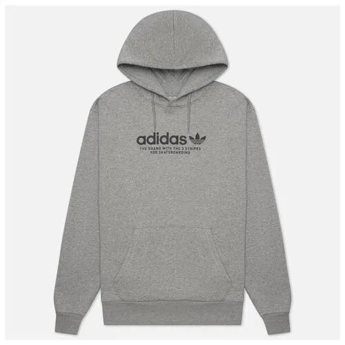 Мужская толстовка adidas Skateboarding 4.0 Logo Hoodie серый , Размер M