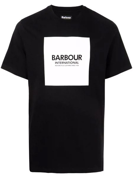 Barbour футболка с логотипом