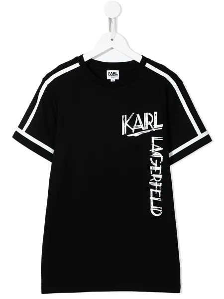 Karl Lagerfeld Kids футболка с логотипом