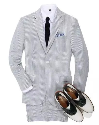 Мужской летний костюм-смокинг в полоску, пиджак + брюки + галстук-бабочка, Свадебный костюм для жениха
