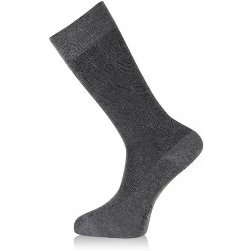 Мужские носки SiS, размер 45, серый