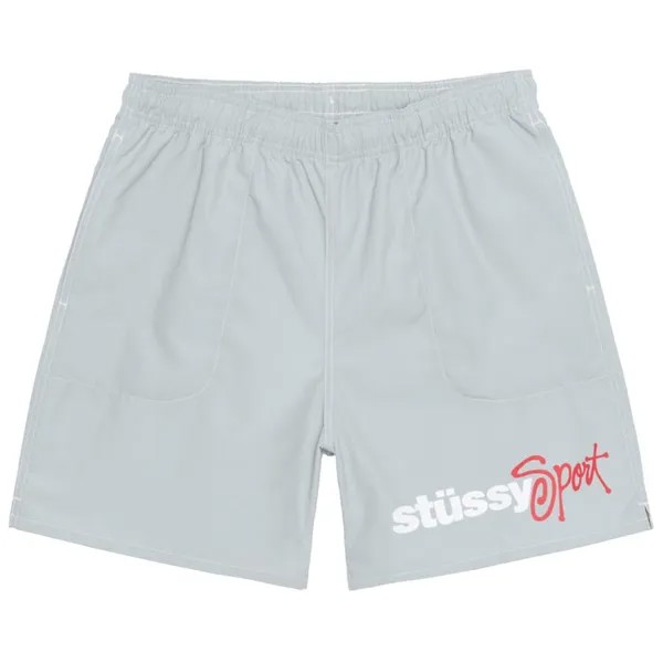 Шорты Stussy Water Short Sport, цвет Concrete