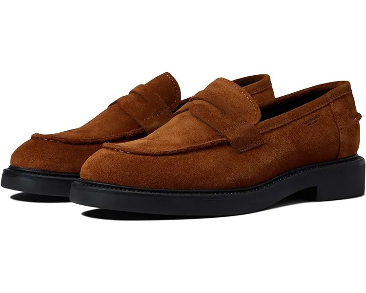 Лоферы Vagabond Shoemakers Alex W Suede Penny Loafer, цвет Cognac