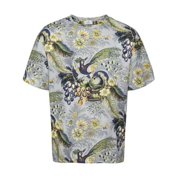 Футболка illustration print t-shirt Etro, мультиколор