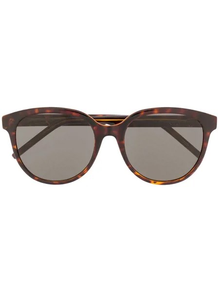 Saint Laurent Eyewear солнцезащитные очки в оправе черепаховой расцветки