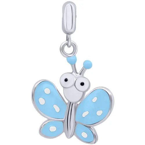 Детский серебряный кулон подвеска Мотылек с глазами UMI Fly 319543000604 UmaUmi