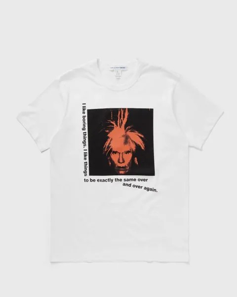 Футболка Comme Des Garçons Shirt Mens T-Shirt Knit, белый