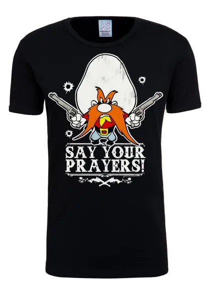 Футболка Logoshirt Looney Tunes Yosemite Prayer, черный