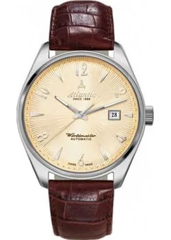 Швейцарские наручные  женские часы Atlantic 11750.41.35S. Коллекция Worldmaster