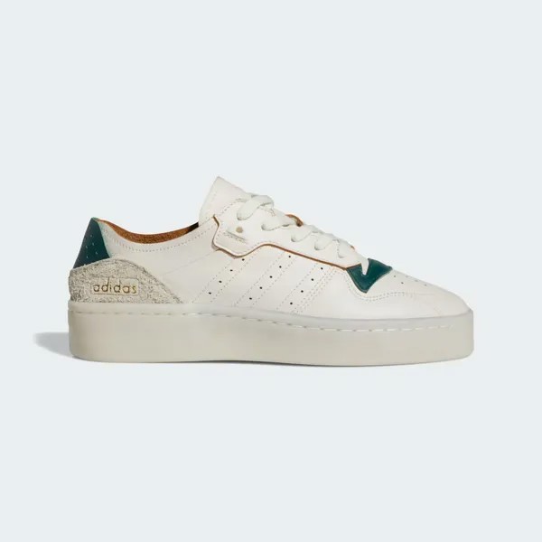 Летние полуботинки Rivalry Adidas, цвет Cloud White/Collegiate Green/Ivory
