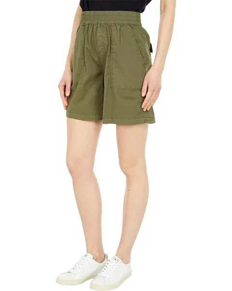 Шорты Sanctuary Trail Blazer Shorts in Stretch Cotton Poplin, цвет Organic Green