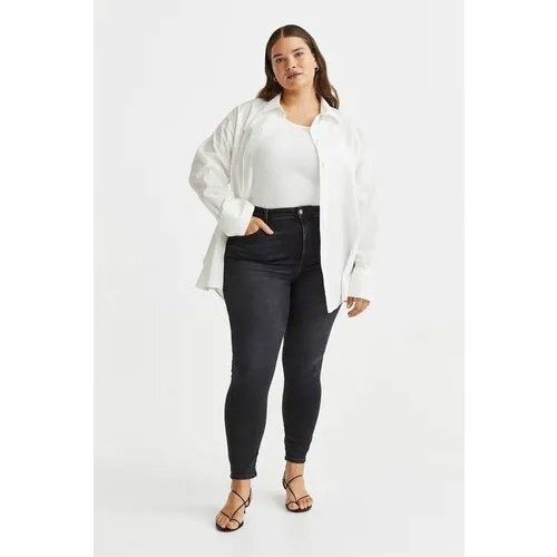 Высокие джинсы скинни H&M+ True To You - черный - 4XL