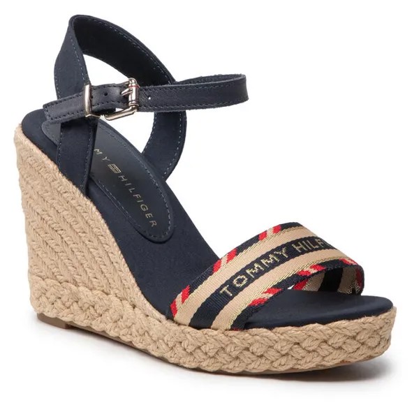 Эспадрильи Tommy Hilfiger CorporateWebbing High, темно-синий