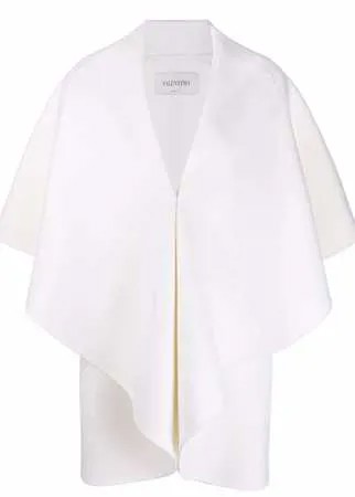 Valentino кейп с драпировкой