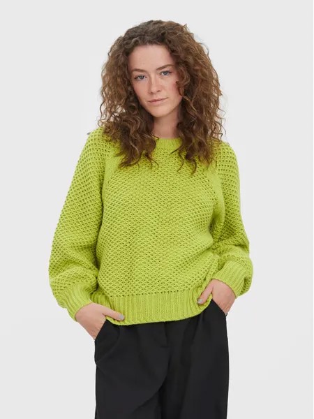 Пуловер свободного кроя Vero Moda, зеленый
