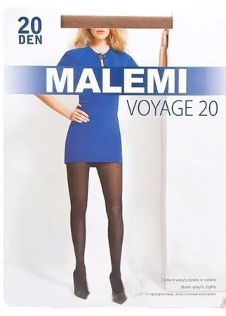 Колготки Malemi Voyage, 20 den, размер 2, бежевый, коричневый