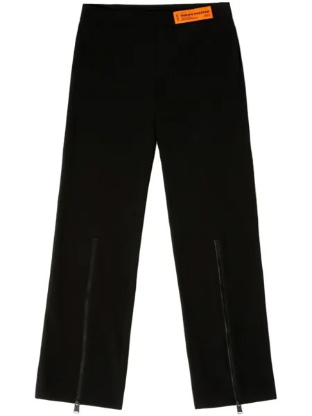Heron Preston брюки с нашивкой-логотипом, черный