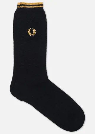 Носки Fred Perry Tipped, цвет чёрный, размер 43-46 EU