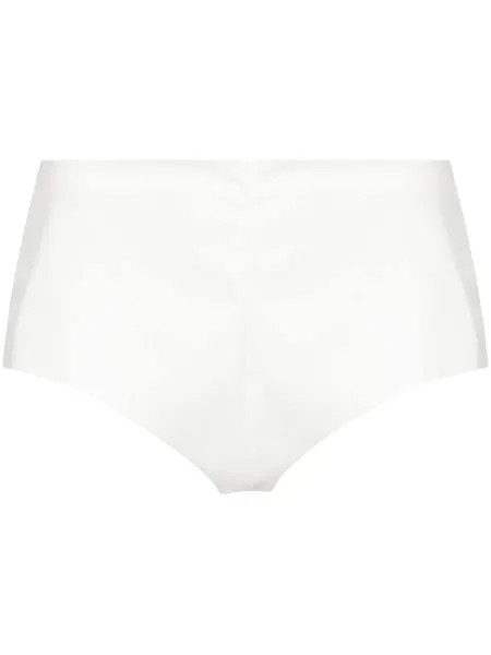 Lardini шорты из искусственной кожи, белый