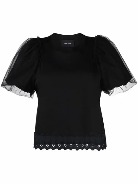 Simone Rocha блузка с объемными рукавами