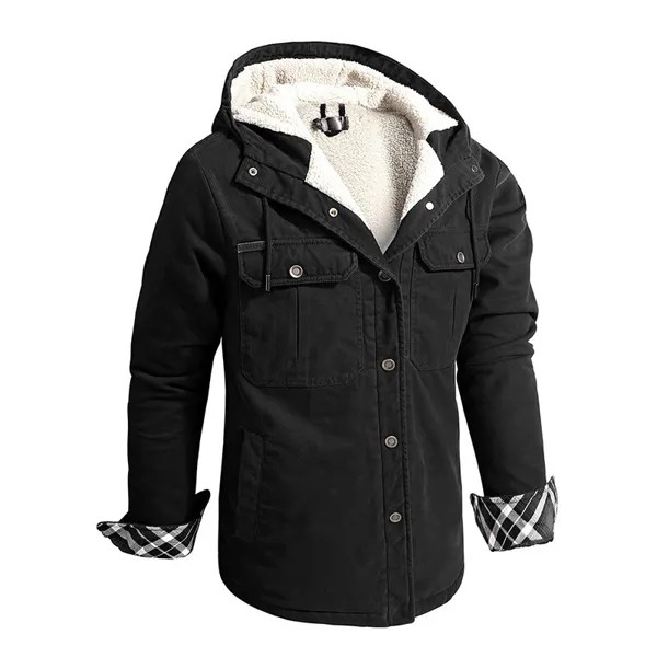 2022 Mens Winter New Autumn Coat Parkas Cotton Thickened Casual Hoodies Loose Heavy Outdoor Jacket Climbing Clothes