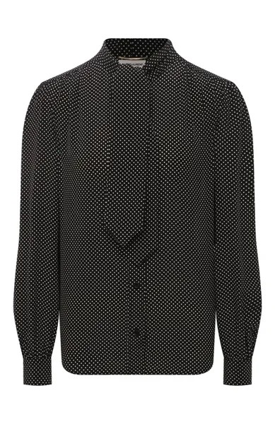 Шелковая блузка Saint Laurent