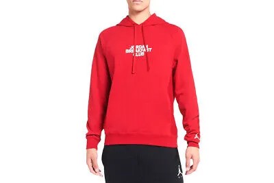 Мужская флисовая толстовка с капюшоном Jordan Red Dri-FIT Sport BC Graphic (DQ7330 687)