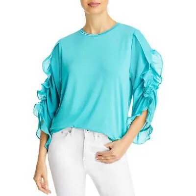 Женская однотонная блузка с рюшами Kobi Halperin Veronica, пуловер, верхняя рубашка BHFO 2973