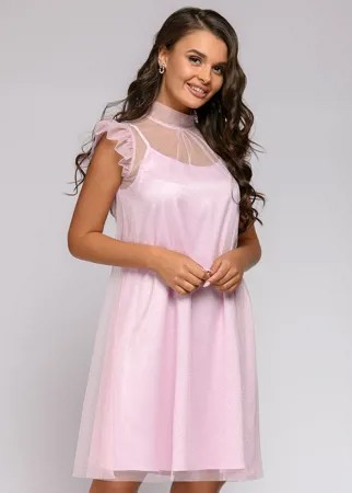 Вечернее платье женское 1001dress 0112001-01918PK розовое 46